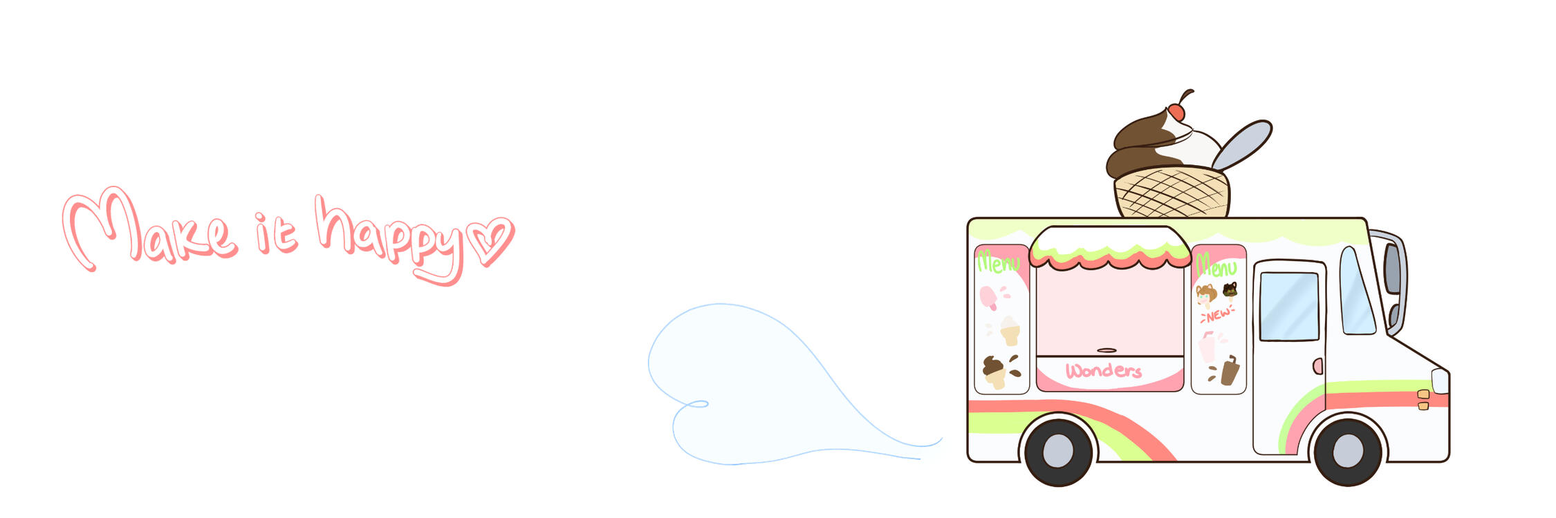 make it happy wonders ice cream truck